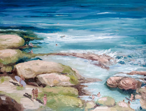 Heat off the Tamarama rocks and the occasional blue bottle