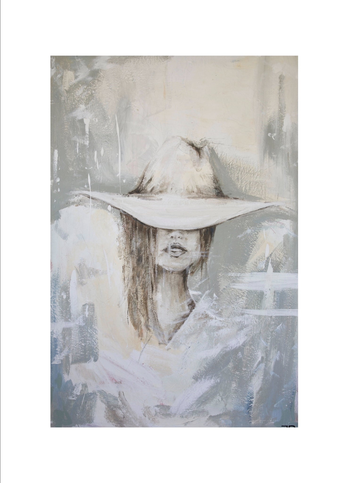 Women in the Hat LIMITED PRINT